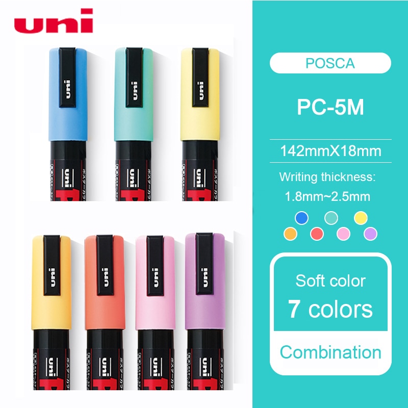 Uni Posca PC-5M Ʈ Ŀ 7/8/15/17 -fine tip pen-..